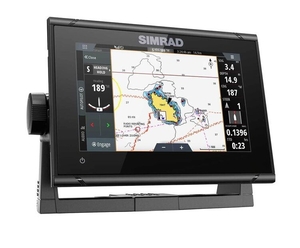 Chartplotter Simrad GO7 XSR zaslon 7", temp, Mid/High transduktor CHIRP 83/200+DownScan 455/800 kHz, Android, IOS