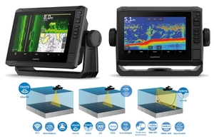 Chartplotter GARMIN ECHOMAP UHD2 62sv pretvornik ALL-IN-ONE GT54UHD-TM
