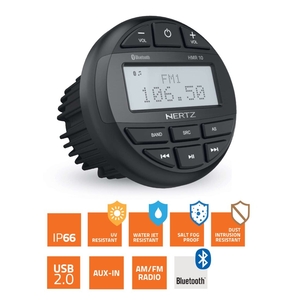 Hertz Marine HMR 10 Bluetooth, USB, AUX digitalni radijski sprejemnik