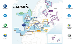 Karta Garmin Navionics+ Mediterranean Sea and Black Sea