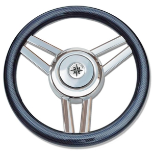 Volan Genius, promjer 35 cm, inox i izgled karbonskog vlakna