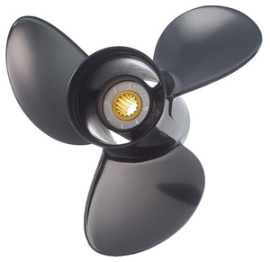 Elisa 14,50 X 19 levo sučen  Amita 3, 15 zob, ALU, 150-300 HP, Yamaha, Mercury, Mercruiser, Honda, Suzuki, Selva, Tohatsu