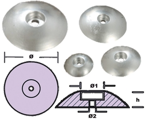 Cink anoda okrogla fi 110mm