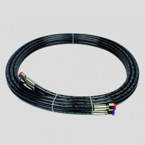 Komplet 2 hidravličnih cevi Mavimare SAE 100 R7 1/4 s priključkoma, 12 ft