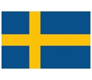 Zastava Švedska, 30x45cm
