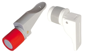 Čep za izpust vode premera 25 mm, siv