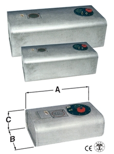 Fiksen inox rezervoar 56 L, 50x40cm