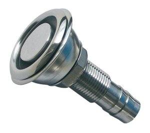 Inox oddušnik raven - cev fi16mm