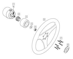 Volan Ultraflex premera 35 cm, aluminij
