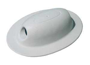 Vodilo za vrv ali končnik, guma, sivo