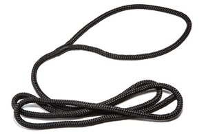 Vrv za bokobrane 2m črna, pleteno privezno uho