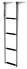 Teleskopska lestev inox 4 stopničke, 113cm x 21cm