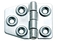 Inox tečaj (pant) 56x45 mm, AISI 316 