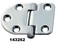 Inox tečaj (pant) 40x30 mm, tečaj na spodnji strani