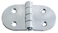 Inox zaokrožen tečaj (pant) 70x39 mm, AISI 316