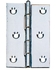 Inox tečaj (pant) 60x30 mm, visoki sijaj