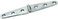 Podolgovat inox tečaj (pant) 155x26 mm, AISI 316 visoki sijaj