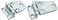 Inox tečaj (pant) za izven nivojski spoj, 69x37 mm , AISI 316 visoki sijaj