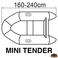 Pokrivalo za čoln Covy Line velikost maxi tender 300-360x135 cm