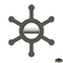 Nadomestni impeler črpalka Albin 06-01-002,  Johnson mod 09-808B-1, Jabsco 22405-001