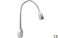 Zatemnilna LED bralna luč 1W, 10-30V, l 350 mm
