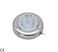 Inox stropna luč s 6 LED, 12V, Ø 110 mm