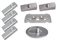 Komplet aluminijevih anod Mercury Verado 6 cilindrov