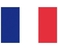 Zastava Francija, 40x60 cm