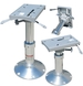 Aluminijasto podnožje za stol 610 mm, plinski cilinder