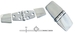 Pokriti inox tečaj (pant) 78x40 mm
