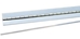 Klavirski inox tečaj (pant) širine 50 mm x 2m