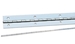 Klavirski inox tečaj (pant) širine 40mm x 1,5 mm x 2m perforiran