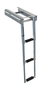 Zložljiva teleskopska lestev 3 stopničke, 90x24cm