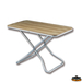 Stol extra Itaca od tikovine, dimenzije 115x60 cm, visina 75-65-50 cm
