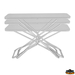 Stol extra Itaca od tikovine, dimenzije 115x60 cm, visina 75-65-50 cm