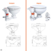 Električni WC Seaflo Compact, 24V 13A