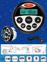 Radijski prijemnik, okrugli, USB, MP3, Bluetooth, AUX