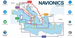 Karta Navionics+ Italija jezera in reke