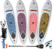SUP Coral Sea 320x75x15 cm modra s tlačilko in veslom