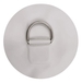 PVC Zaplata, inox rinka, 150 mm, siva