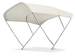 Bimini inox, bel, 3 loki, 245x180cm mod."Made in Italy"