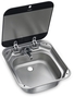 Vgradno inox korito 420x440 mm Dometic s pokrovom