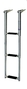Teleskopska lestev inox 3 stopničke , 90cm x 30cm