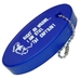 Mekani gumeni plutajući privjesak za ključeve, plavi